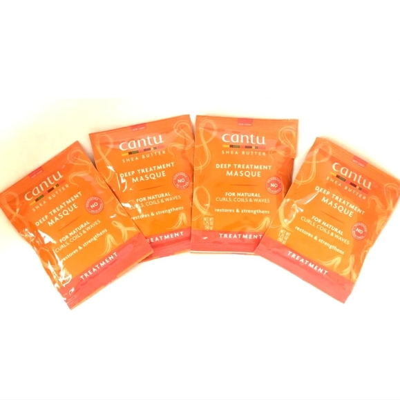Cantu Shea Butter Deep Treatment Masque for Natural Curls & Waves 1.75oz (4 Pack - Picture 3 of 5